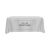 Mantel Para Mesa Sublimacion Rectangular Lados Largos con Logo 6ft(4) (Multicolor)