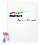 Manual de servicio en inglés (descarga directa) Impresora Mutoh PJ-1614NXE PJ-2216NXE 