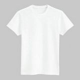 Plain White Sublimation Blank Modal T-Shirt for Women