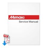 Manual de Servicio Impresora UV Gran Formato Ingles MIMAKI JFX-1615 / JFX-1631 / RU-160