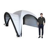 Tienda inflable con panel lateral y toldo al aire libre con gráfico personalizado, domo al aire libre en orma de araña de 10FT