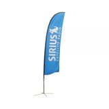 2.8m Wing Banner with Cross Base