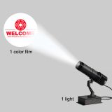 20W Black Desktop or Mountable LED Gobo Projector Advertising Logo Light (with Custom 1 Color Static Glass Gobos)