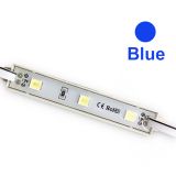 SMD5054 Waterproof Led Module (3 LEDs, 0.7W, L72 x W11mm),Blue