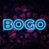 CALCA BOGO  Blue Neon Sign  Size-19.7X5.9 Inches