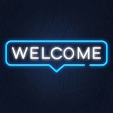 CALCA Welcome LED Neon Sign  Size-19.7X6.7 inches(Type2)