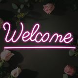 CALCA Welcome LED Neon Sign  Size-19.7X8.7 inches(Type4)