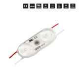 UL SMD 2835 IP68 Waterproof  LED Module (2 LEDs with Optical Lens, White Light, 0.8W, L38x W16x H9.8mm) Designed for Internal Illumination of Signs