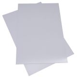 6" x 8" 100pcs Sublimation Blanks Aluminum Sheet Metal Board Matte White 0.45mm Thickness