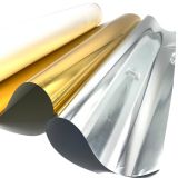 CALCA 11.8in x 65.6ft DTF Gold/Silver Foil Film Roll,Cold Peel