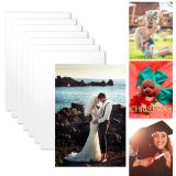CALCA 8"x12" 20Pc Glossy White Sublimation Aluminum Sheets - 0.22mm Thick, Premium Metal Blanks for DIY Crafts & Personalization