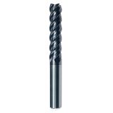Reinforced Solid Carbide End Mill AP Coated 4-Edge Milling Cutter