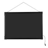 LED Message Writing Hanging Board, 70 x 90cm Illuminated Erasable Neon Effect Advertising Board
