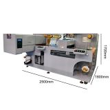 330mm All-in-One High Precision Digital UV Label Printer with Laminating Cutting and Slitting